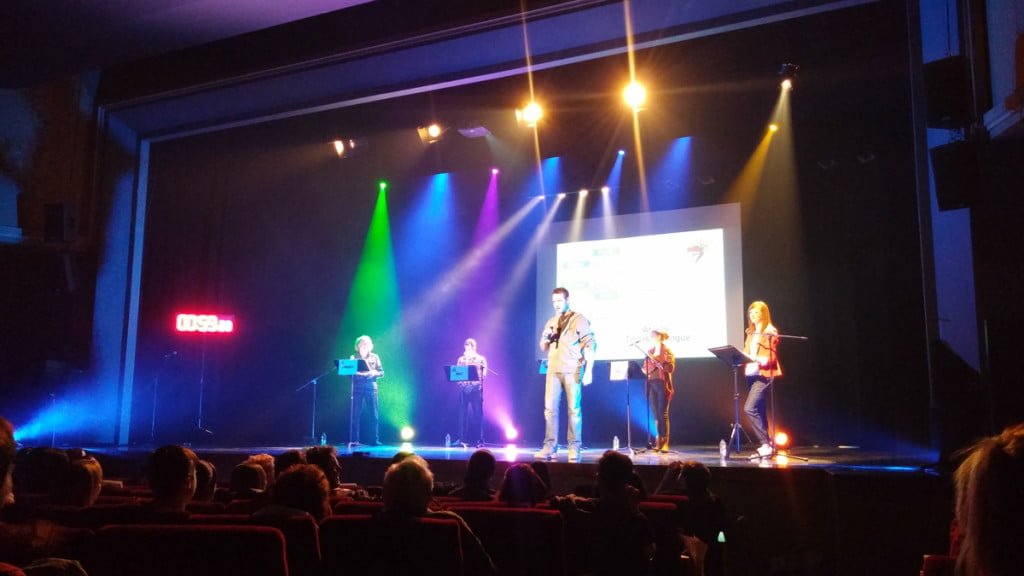 Dany Provost au Concours de bitchage de village du Festival des langues sales