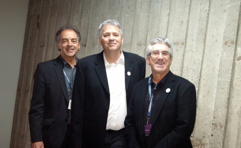 Les gars du FCIAT (de gauche à droite) : Guy Parent, Jacques Matte et Louis Dallaire
