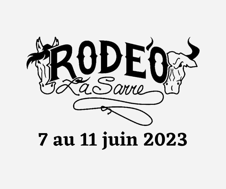 Photo du logo du Festival western et rodéo professionnel de La Sarre.