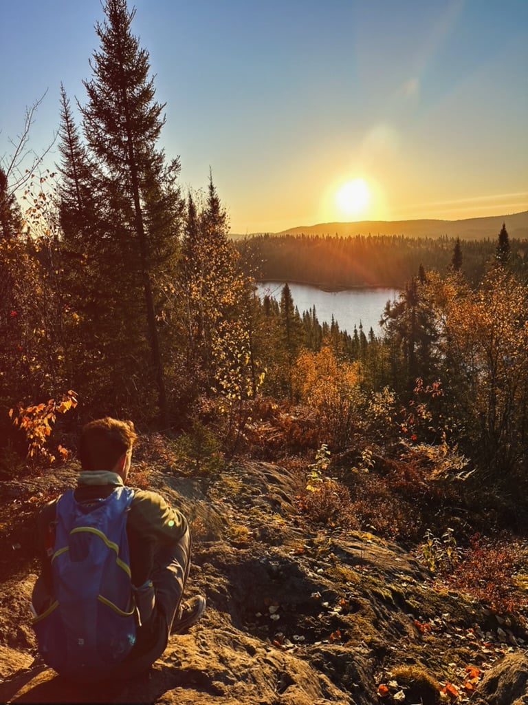 Le Mont Chaudron et l'un des cinq sommets de l'Abitibi-Témiscamingue a été gravi. 