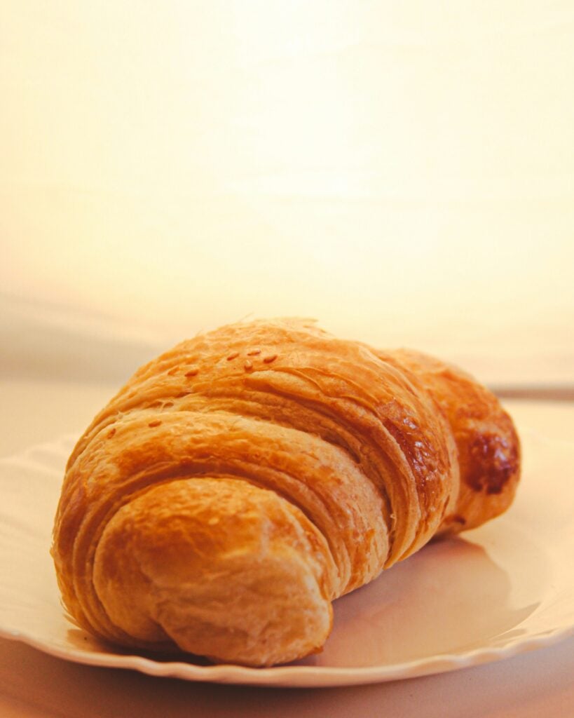 Le beurre d'érable de l'Érablière Tem-Sucre est un excellent ajout aux croissants!